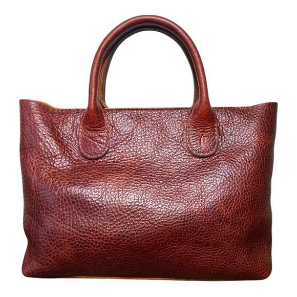 Portland Leather Handbags - Portland Leather Goods Large Raindrop Crossbody in Cinnamon Bear